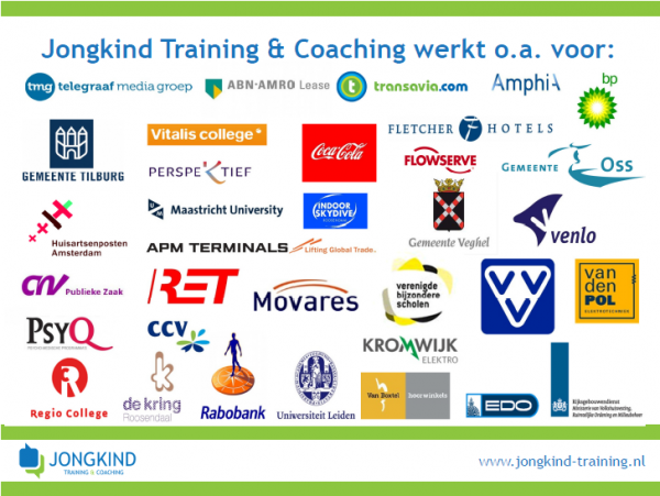 Jongkind Training Coaching werkt onder andere voor