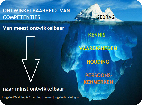 Ontwikkelbaarheid competenties kennis vaardigheden houding en persoonskenmerken versus gedrag